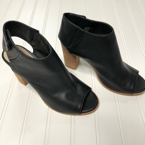 Steve Madden Nonstp leather peep toe booties - Picture 3 of 8